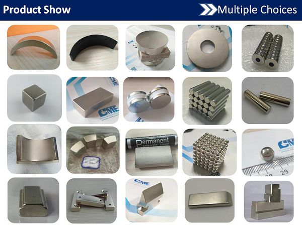 Crescent magnets for motors arc magnet